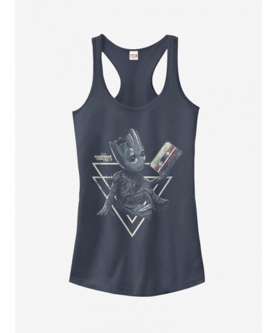 Marvel Guardians of Galaxy Vol 2 Groot Tape Shape Girls Tank $9.71 Tanks