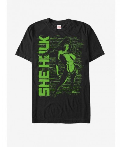 Marvel She-Hulk Bricks T-Shirt $9.32 T-Shirts