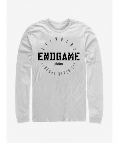 Marvel Avengers: Endgame Last Stand White Long-Sleeve T-Shirt $15.79 T-Shirts