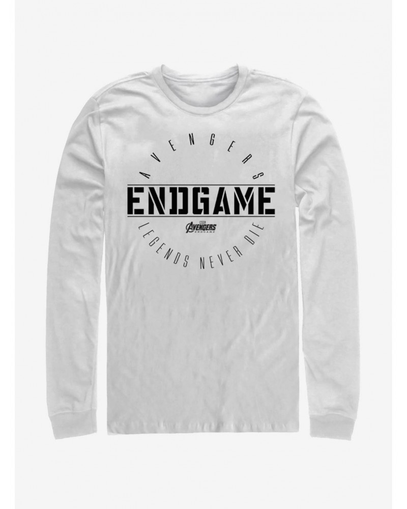 Marvel Avengers: Endgame Last Stand White Long-Sleeve T-Shirt $15.79 T-Shirts