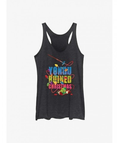 Marvel Guardians of the Galaxy Holiday Special Yondu Ruined Christmas Girls Tank $7.77 Tanks