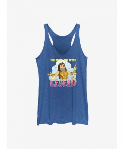 Marvel Thor: Love and Thunder Zeus Man Myth Legend Girls Tank $11.40 Tanks