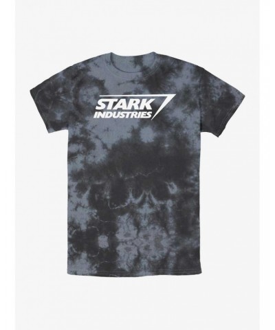 Marvel Iron Man Stark Industries Logo Tie-Dye T-Shirt $8.55 T-Shirts