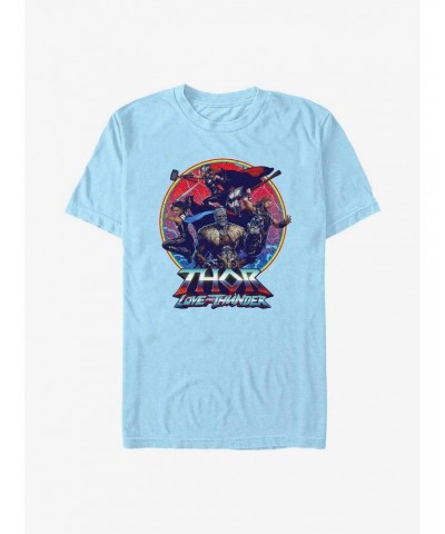 Marvel Thor: Love And Thunder Group Emblem T-Shirt $11.95 T-Shirts