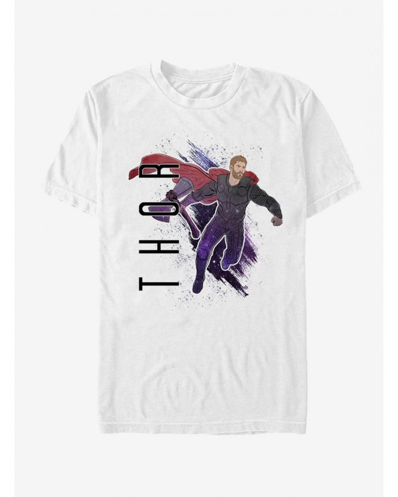 Marvel Avengers Endgame Thor Painted T-Shirt $11.47 T-Shirts