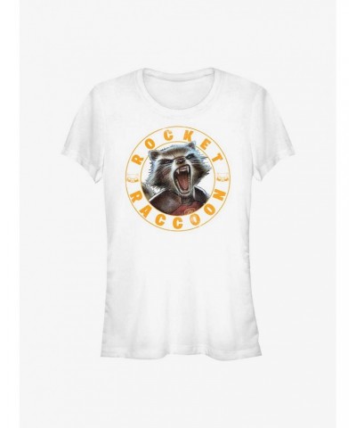 Marvel Guardians of the Galaxy Raccoon Stamp Girls T-Shirt $12.20 T-Shirts