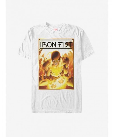 Marvel Iron Fist Flames T-Shirt $9.32 T-Shirts