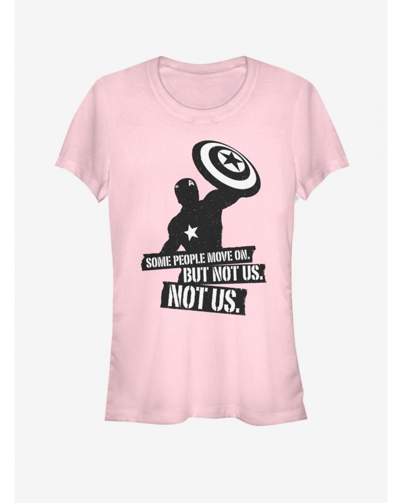 Marvel Avengers: Endgame Fighting Captain America Girls T-Shirt $11.45 T-Shirts