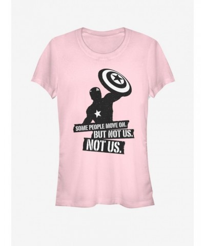 Marvel Avengers: Endgame Fighting Captain America Girls T-Shirt $11.45 T-Shirts