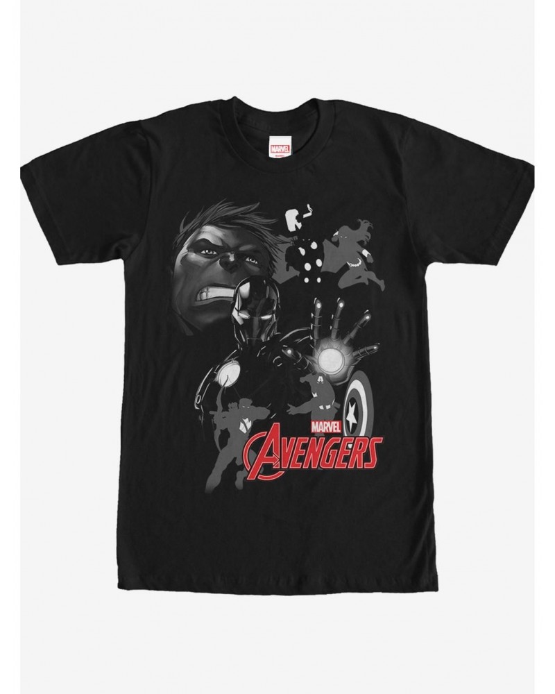 Marvel Avengers Grayscale T-Shirt $10.28 T-Shirts