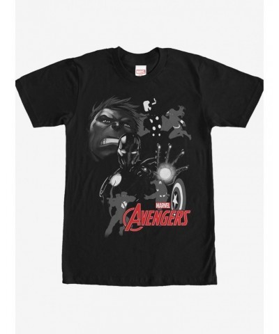 Marvel Avengers Grayscale T-Shirt $10.28 T-Shirts