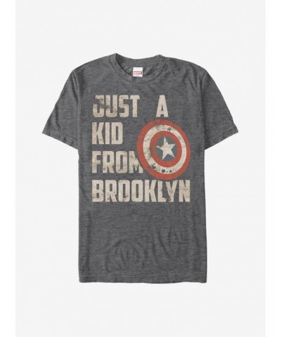 Marvel Captain America In Brooklyn T-Shirt $7.89 T-Shirts