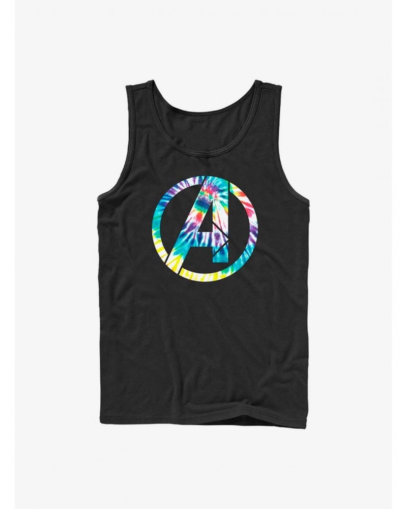 Marvel Avengers Tie-Dye Logo Tank $9.96 Tanks