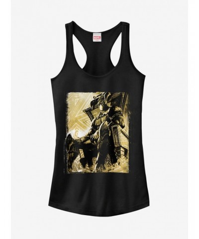 Marvel Black Panther Throne Girls T-Shirt $7.72 T-Shirts