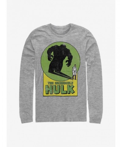 Marvel The Hulk Transformation Long-Sleeve T-Shirt $16.45 T-Shirts
