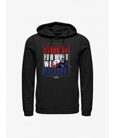 Marvel Captain America Believe Order Hoodie $17.06 Hoodies