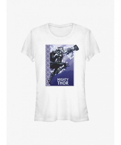 Marvel Thor: Love and Thunder Mighty Thor Hero Girls T-Shirt $11.45 T-Shirts