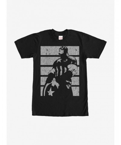 Marvel Captain America Profile T-Shirt $10.52 T-Shirts