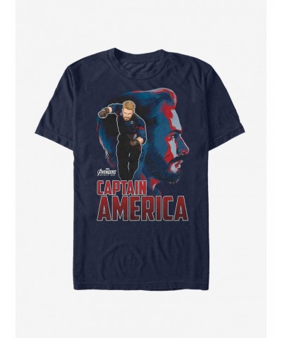 Marvel Avengers: Infinity War Captain America View T-Shirt $10.04 T-Shirts
