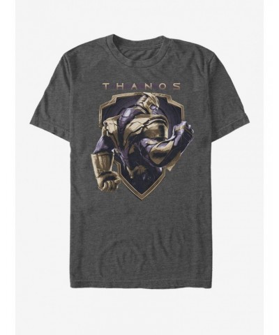 Marvel Avengers: Endgame Thanos Shield T-Shirt $10.99 T-Shirts