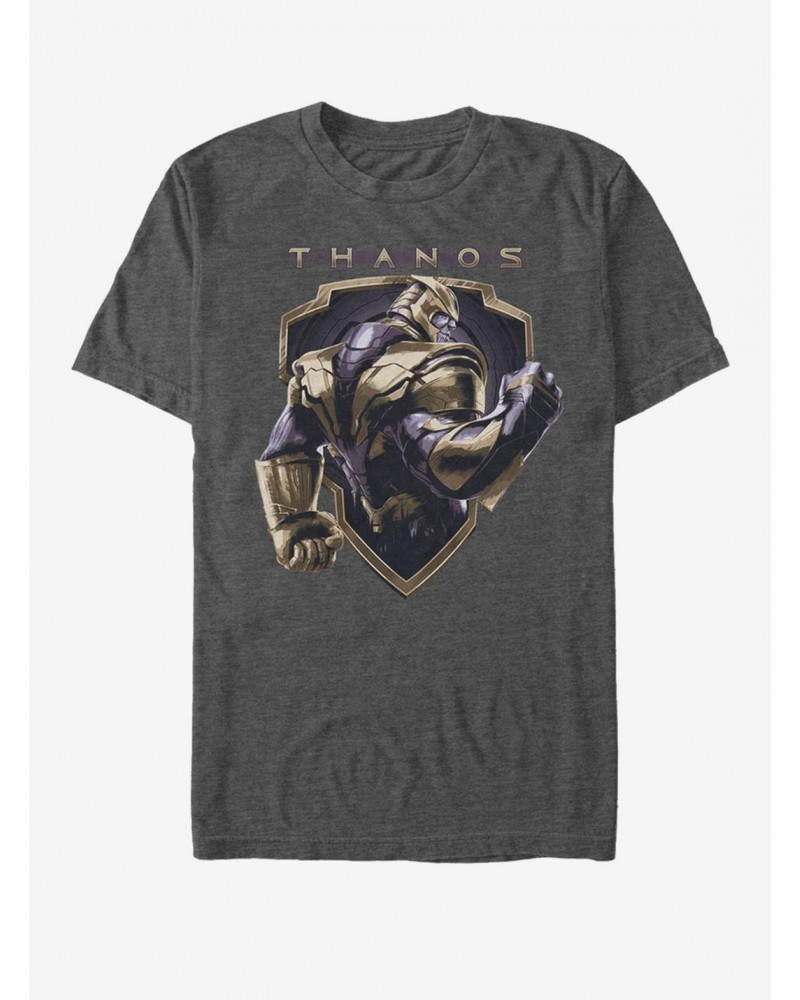 Marvel Avengers: Endgame Thanos Shield T-Shirt $10.99 T-Shirts