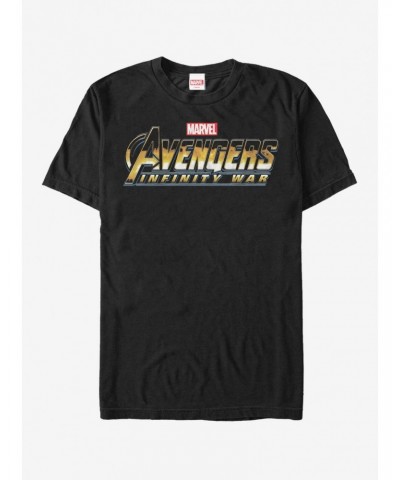 Marvel Avengers: Infinity War Classic Logo T-Shirt $11.95 T-Shirts