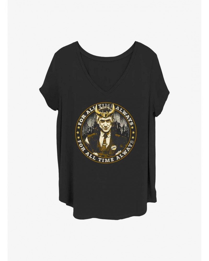 Marvel Loki Campaign Trail Girls T-Shirt Plus Size $11.85 T-Shirts