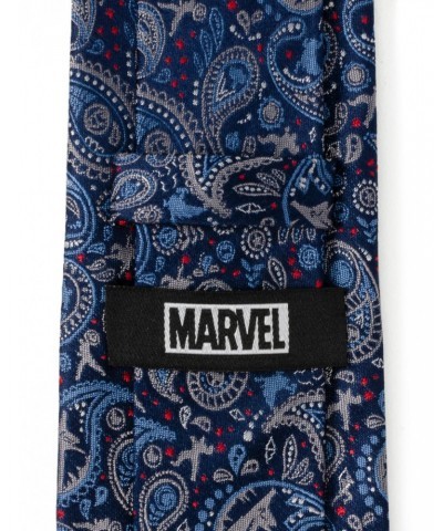 Marvel Avengers Blue Multi Paisley Men's Tie $27.48 Ties