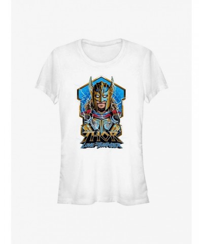 Marvel Thor: Love and Thunder Badge Of Thor Girls T-Shirt $7.72 T-Shirts