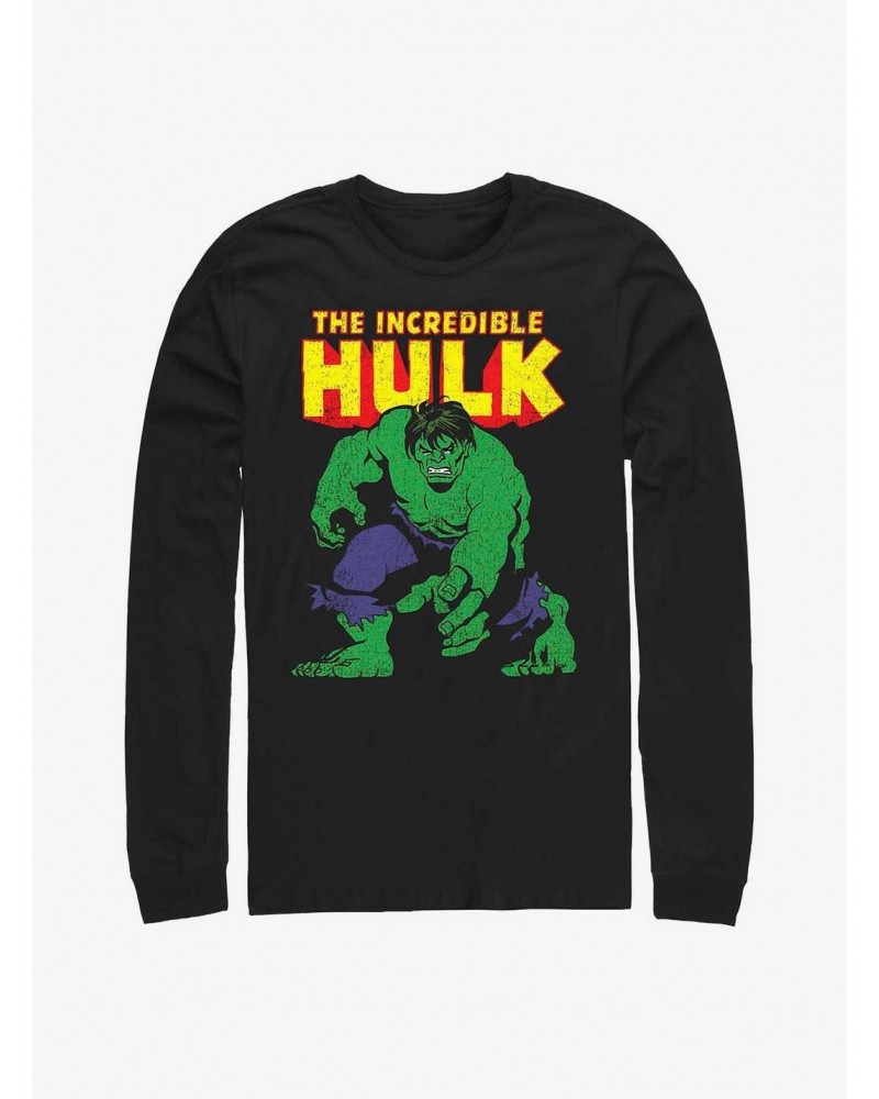 Marvel Hulk The Incredible Hulk Long-Sleeve T-Shirt $10.53 T-Shirts