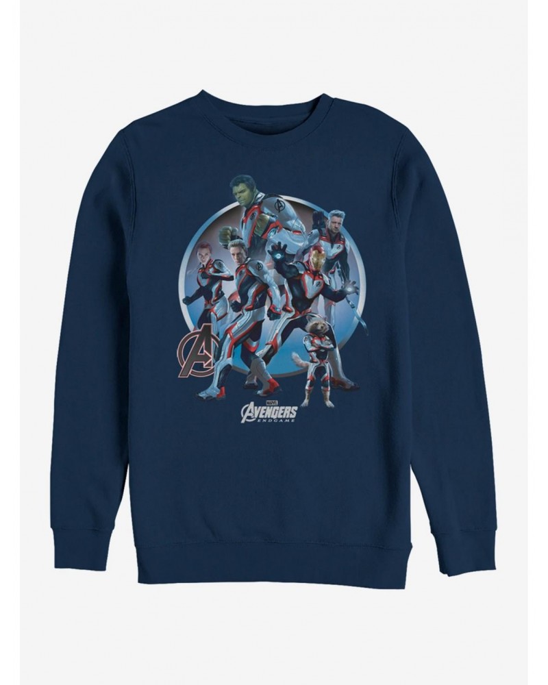 Marvel Avengers: Endgame Unite Navy Blue Sweatshirt $11.44 Sweatshirts