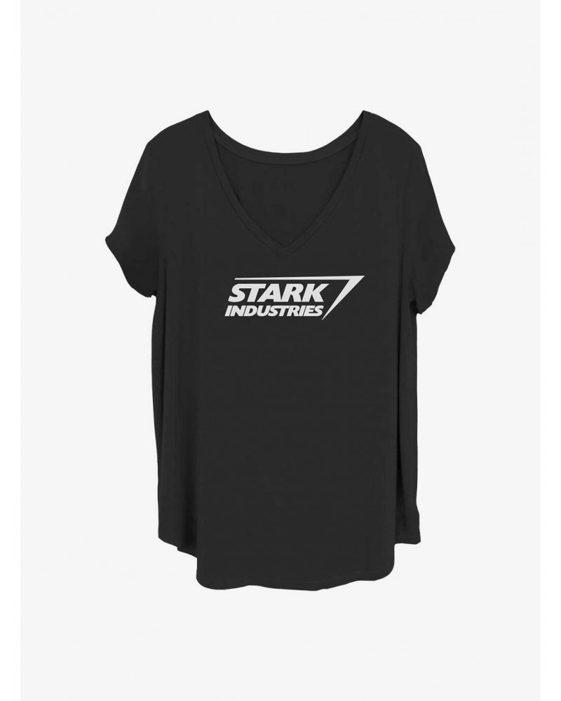 Marvel Iron Man Stark Logo Girls T-Shirt Plus Size $11.27 T-Shirts