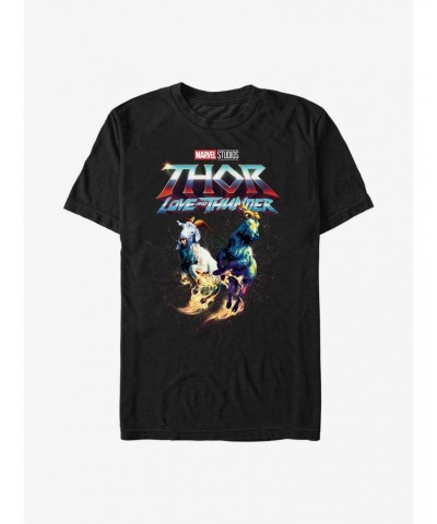 Marvel Thor: Love And Thunder Rainbow Goats T-Shirt $11.71 T-Shirts