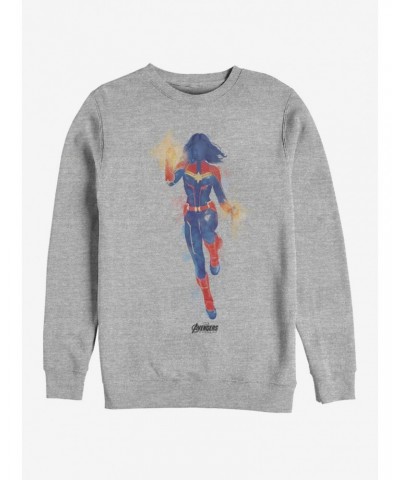 Marvel Avengers: Endgame Marvel Painted Heathered Sweatshirt $11.81 Sweatshirts