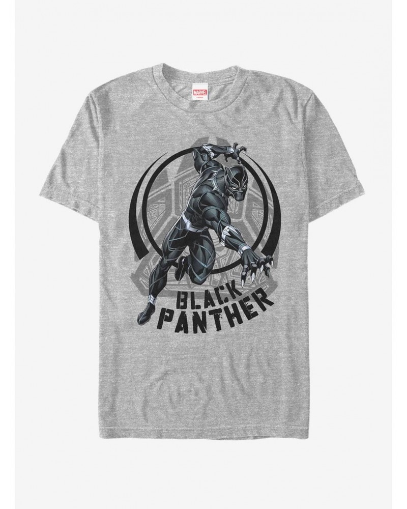 Marvel Black Panther Circle Claw T-Shirt $11.23 T-Shirts