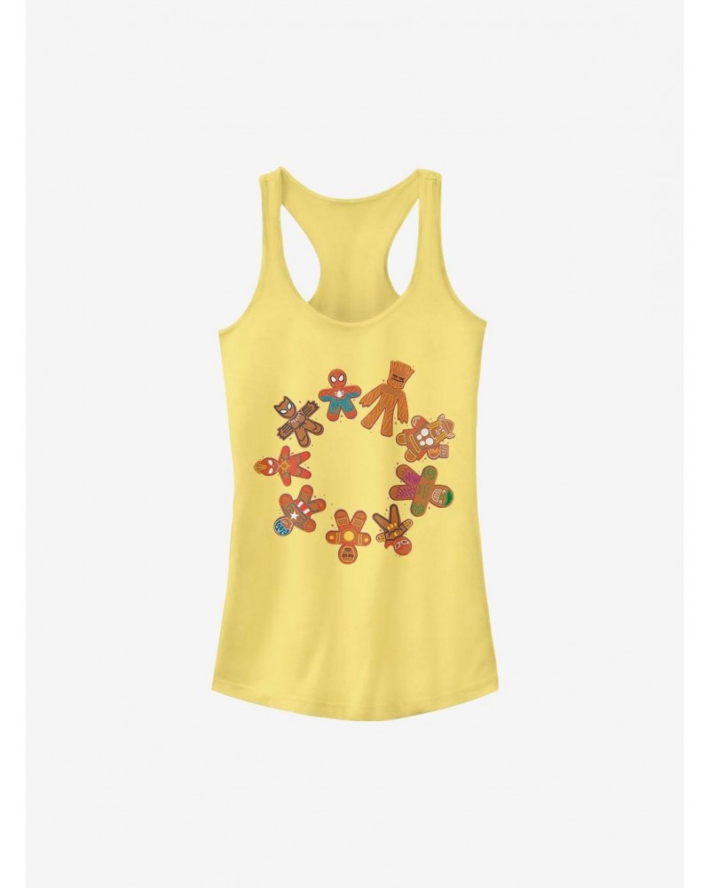 Marvel Avengers Cookie Circle Holiday Girls Tank $9.21 Tanks