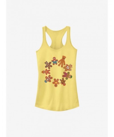 Marvel Avengers Cookie Circle Holiday Girls Tank $9.21 Tanks