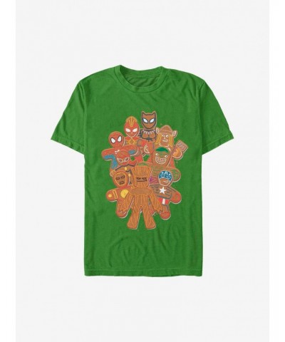 Marvel Avengers Cookie Group Holiday T-Shirt $10.28 T-Shirts