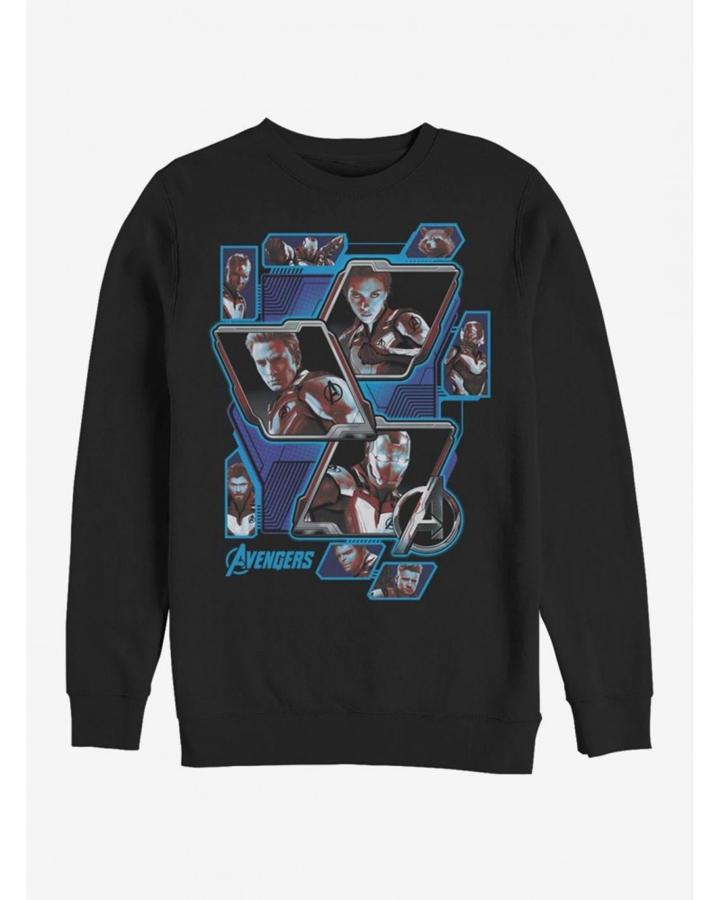 Marvel Avengers: Endgame Avengers Panel Shot Sweatshirt $16.61 Sweatshirts