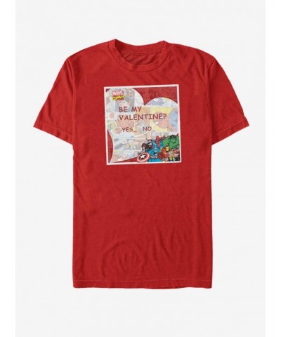 Marvel Avengers Be My Valentine T-Shirt $11.71 T-Shirts
