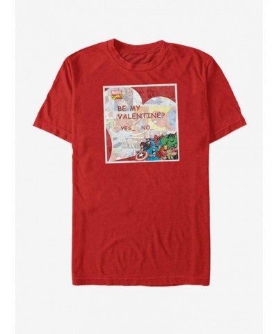 Marvel Avengers Be My Valentine T-Shirt $11.71 T-Shirts