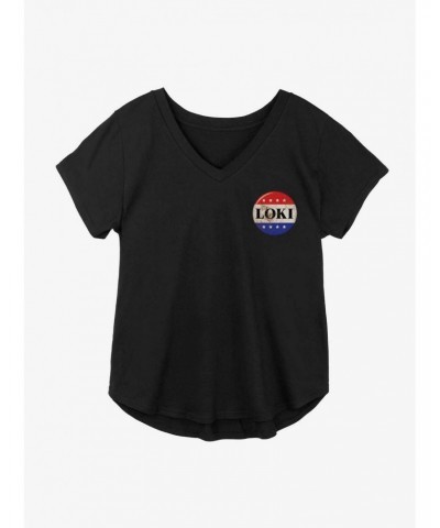 Marvel Loki Vote For Loki Girls Plus Size T-Shirt $13.58 T-Shirts