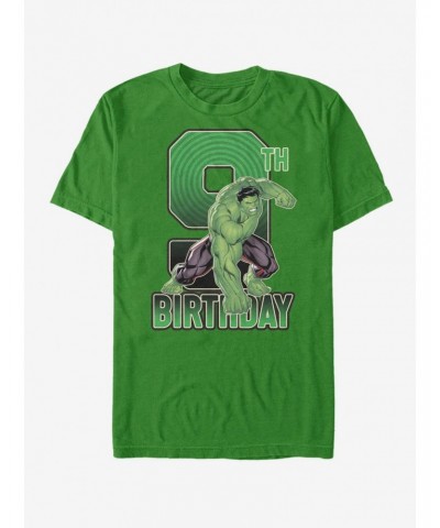 Marvel Hulk 9th Birthday T-Shirt $10.99 T-Shirts