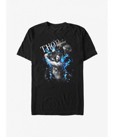 Marvel Thor: Love and Thunder On Fire T-Shirt $10.04 T-Shirts