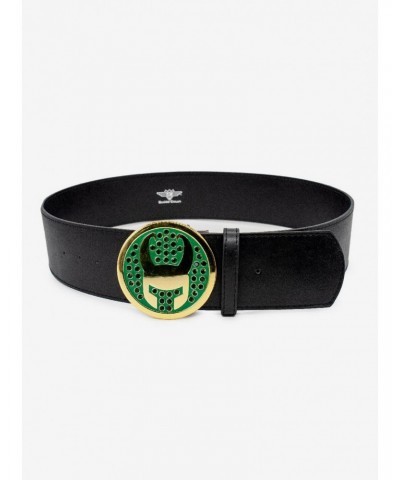 Marvel Avengers Loki Rhinestone Vegan Leather Belt $6.08 Belts