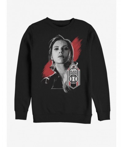 Marvel Avengers: Endgame Black Widow Tag Sweatshirt $16.61 Sweatshirts