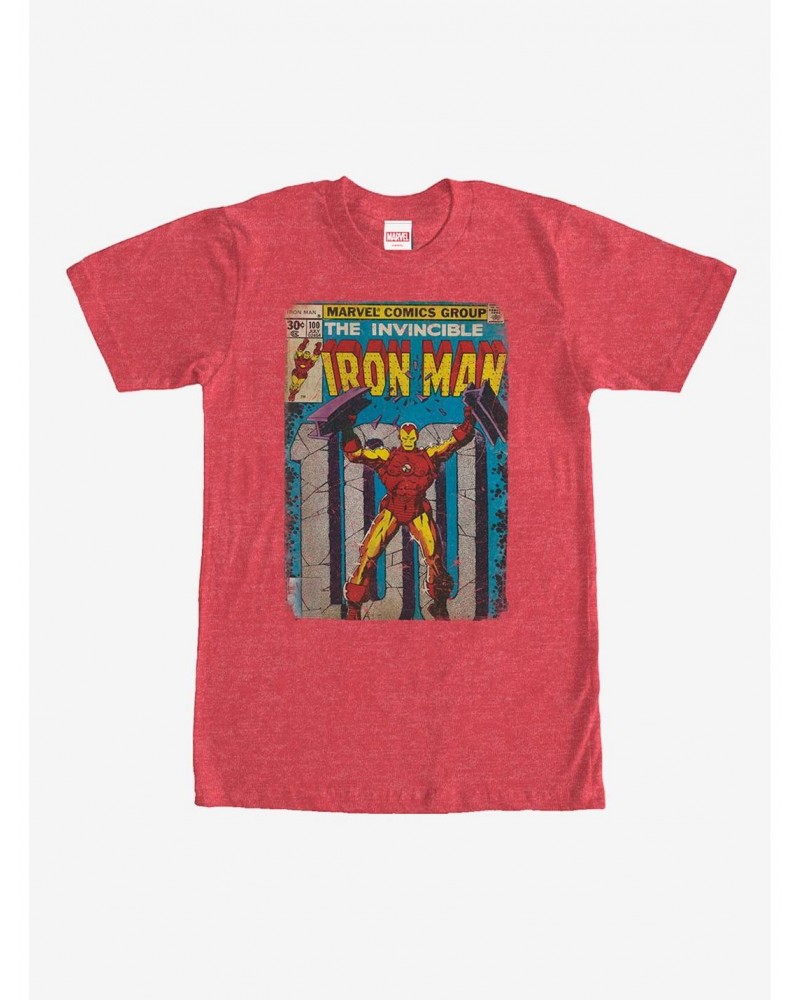 Marvel Iron Man Comic Book Cover Print T-Shirt $9.80 T-Shirts