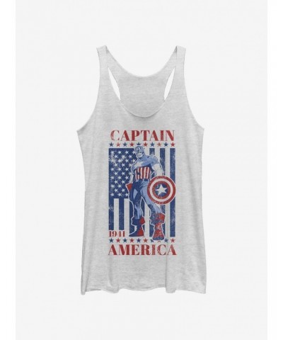 Marvel Captain America Captain 'Merica Girls Tank $10.88 Tanks