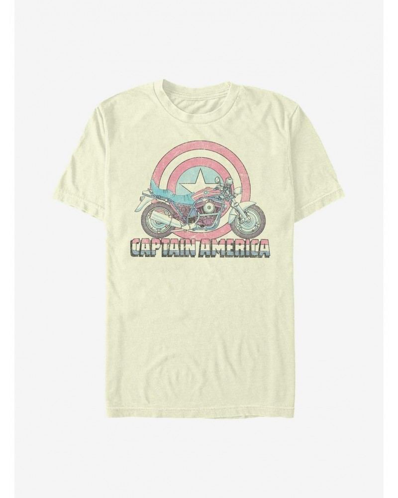 Marvel Captain America Caps Moto T-Shirt $8.84 T-Shirts