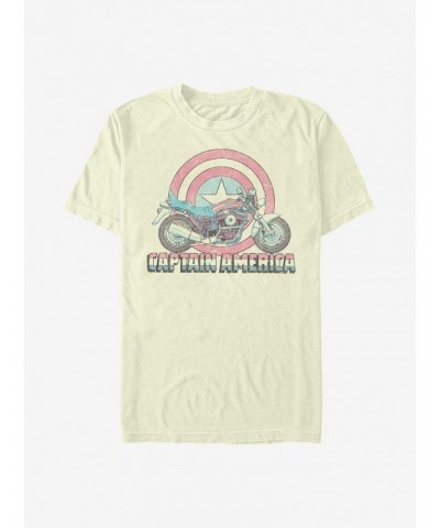Marvel Captain America Caps Moto T-Shirt $8.84 T-Shirts